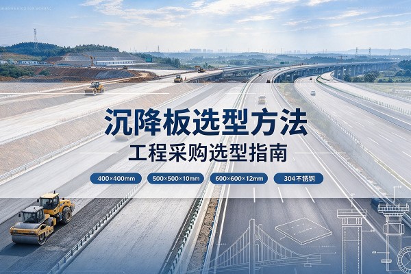 樊城沉降板选择方法
