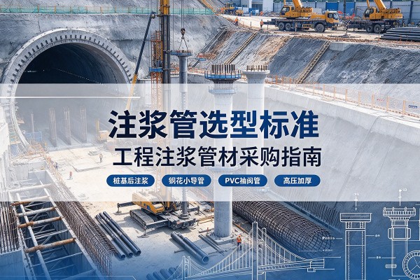 樊城注浆管选型标准