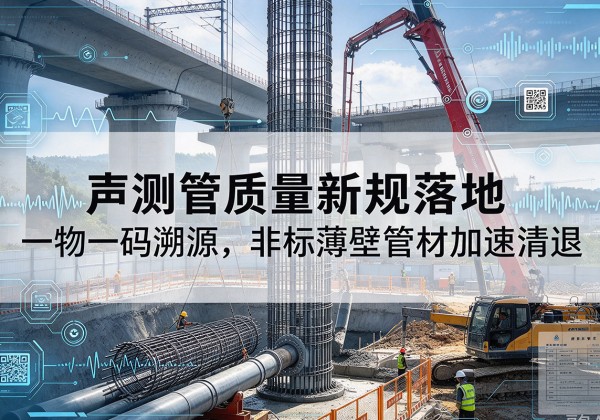 樊城声测管质量新规落地，一物一码溯源，非标薄壁管材加速清退