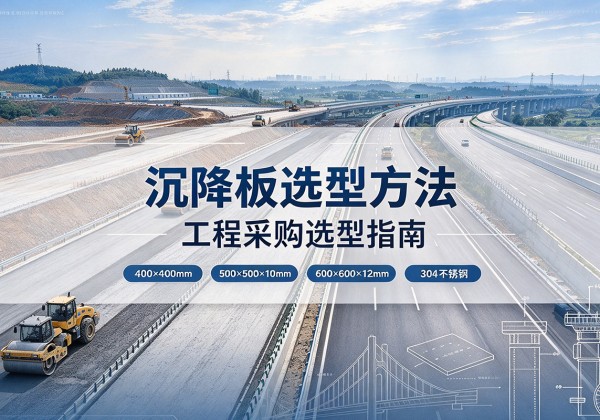 樊城沉降板选择方法